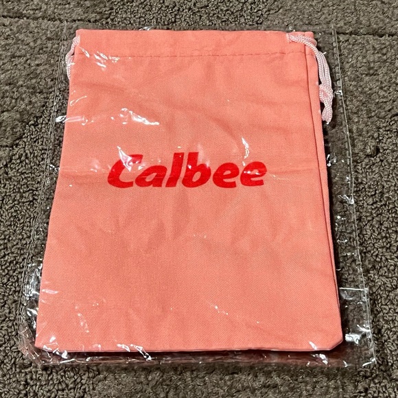 Calbee Jagariko Cod Roe Butter Japanese Snack Dagashi Small Drawstring Pouch Bag - Picture 2 of 7